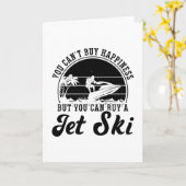 Je kunt geen Jet Skiing Jet Ski Rider kopen Kaart (Gele Bloem)