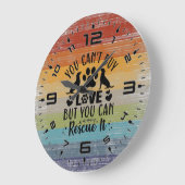 Je kunt geen liefde kopen, maar je kunt het redden grote klok (Hoek)