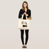 Je kunt geen non hebben grote tote bag (Voorkant (model))