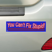 Je kunt geen onstuimige oplossing vinden bumpersticker (Op auto)