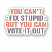 Je kunt geen onstuimige oplossing vinden, maar je  sticker (Voorkant)