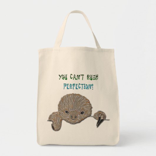 Je kunt geen perfecte Baby sleuf voor Rush. Tote Bag (Voorkant)