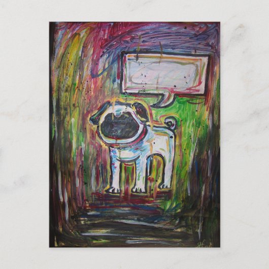 Je kunt geen postkaart spreken (Voorkant)