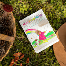 Je kunt geen regenboog Inspirerend Briefkaart make