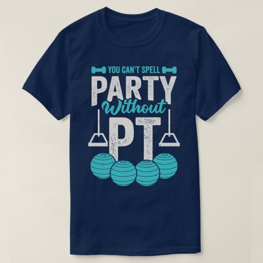 Je kunt geen spellingfeest zonder PT T-shirt (Design voorkant)