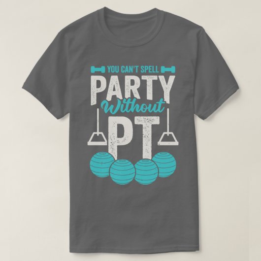 Je kunt geen spellingfeest zonder PT T-shirt (Design voorkant)