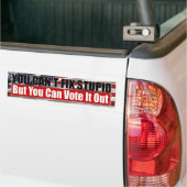 Je kunt geen stomme ticker oplossen bumpersticker (Op Truck)