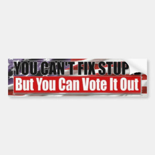 Je kunt geen stomme ticker oplossen bumpersticker