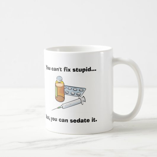 Je kunt geen stuitende zuster Sarcasm herstellen Koffiemok (Rechts)