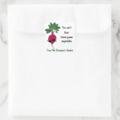 Je kunt geen verse groenten kleine Sticker krijgen (Tas)