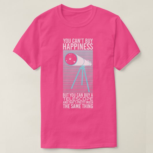 Je kunt geluk kopen t-shirt (Design voorkant)