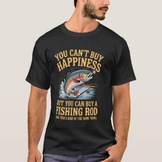 JE KUNT GELUK NIET KOPEN - MAAR JE KUNT EEN VIS T-SHIRT