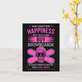 Je kunt geluk niet kopen, maar je kunt snowboards kaart (Gele Bloem)