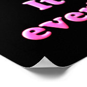 Je kunt Gods liefde niet slaan! Poster (Hoek)