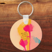 Je kunt gratis beginnen boven Inspirerend prijsopg Sleutelhanger (Voorkant)