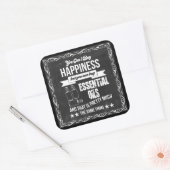 Je kunt Happiness niet kopen, maar EO! Vierkante Sticker (Envelop)