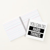 Je kunt harde dingen doen notitieboek (Binnen)