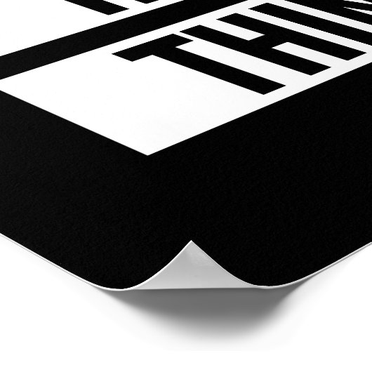 Je kunt harde dingen doen poster (Hoek)