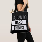 Je kunt harde dingen doen tote bag (Dichtbij)
