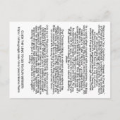 Je kunt Heaven Blog Briefkaart kennen (Achterkant)