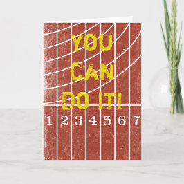 Je kunt het aanmoediging Kaart doen voor Track Run