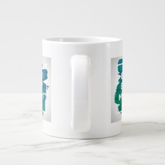 Je kunt het doen 2 grote koffiekop (Achterkant)