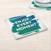 Je kunt het doen 2 kartonnen onderzetters (Schuin)