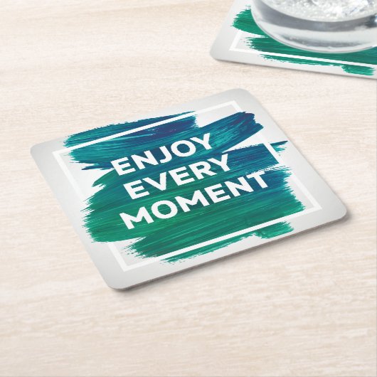 Je kunt het doen 2 kartonnen onderzetters (Schuin)