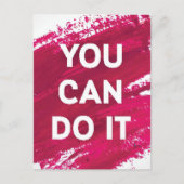 Je kunt het doen 3 briefkaart (Voorkant)