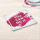 Je kunt het doen 3 kartonnen onderzetters (Schuin)