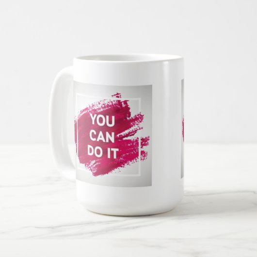 Je kunt het doen 3 koffiemok (Voorkant links)