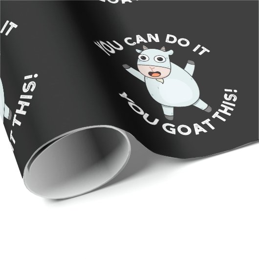 Je kunt het doen als je dit grappige diertje hebt. cadeaupapier (Rol Hoek)