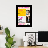Je kunt het doen! Britse positieve borstvoeding Poster (Thuiskantoor)