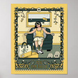 Je kunt het doen_C_8x10 Poster