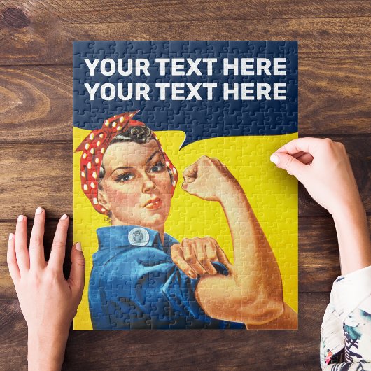 Je kunt het doen door de Riveter te rosie Legpuzzel