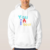Je kunt het doen hoodie (Voorkant)