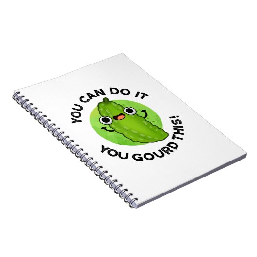 Je kunt het doen met deze grappige Veggie Pun. Notitieboek (Rechterzijde)