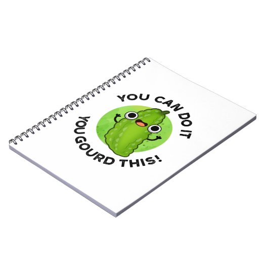 Je kunt het doen met deze grappige Veggie Pun. Notitieboek (Linkerzijde)