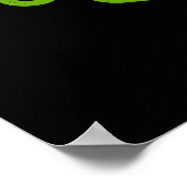 Je kunt het doen met deze grappige Veggie Pun. Poster (Hoek)