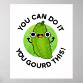 Je kunt het doen met deze grappige Veggie Pun. Poster (Voorkant)