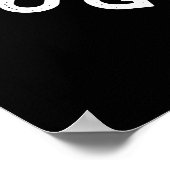 Je kunt het doen met die Veggie Pun Dark BG Poster (Hoek)