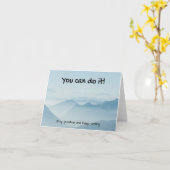 'Je kunt het doen' - Positieve kaart (Gele Bloem)