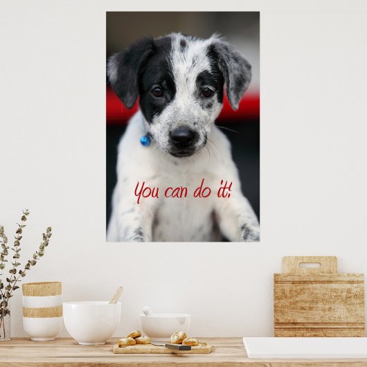 Je kunt het doen! poster (Keuken)