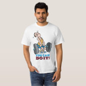 Je kunt het doen - Word Play T-shirt (Voorkant volledig)