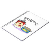 Je Kunt Het Grappig Blikvoedsel Woordspeling Notitieboek (Linkerzijde)