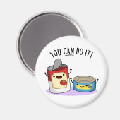 Je kunt het grappig doen met conserven magneet (Voorkant / Achterkant)