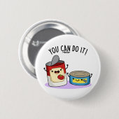 Je kunt het grappig doen met conserven ronde button 5,7 cm (Voorkant /achterkant)