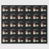 Je kunt het grappig doen met voedsel dat donker is cadeaupapier (Vlak)