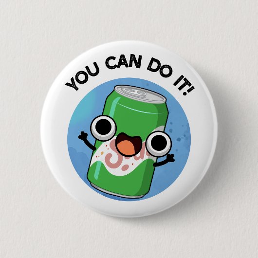 Je kunt het grappige Soda Pop doen Ronde Button 5,7 Cm (Voorkant)