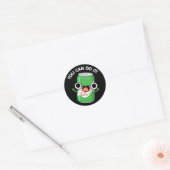 Je kunt het grappige Soda Pop doen Ronde Sticker (Envelop)